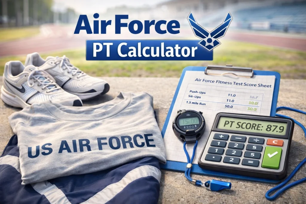 Air Force PT Calculator