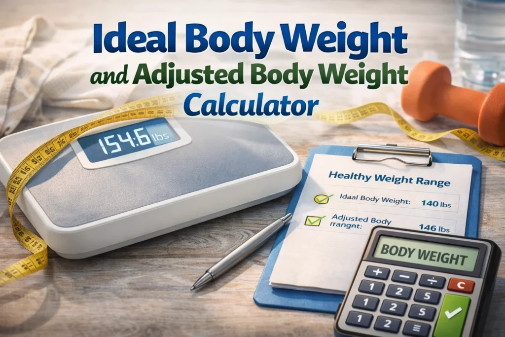 Ideal Body Weight and Adjusted Body Weight Calculator